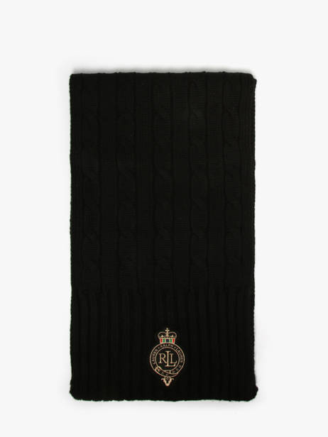 Écharpe Lauren ralph lauren Noir textile 54P04456