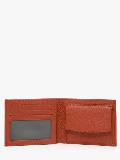 Portefeuille Cuir Yves renard Orange foulonne 2307 vue secondaire 1