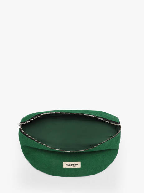 Le Sac Banane Custine Coton Recyclé Rivedroite Vert timeless CUSTITIM vue secondaire 3