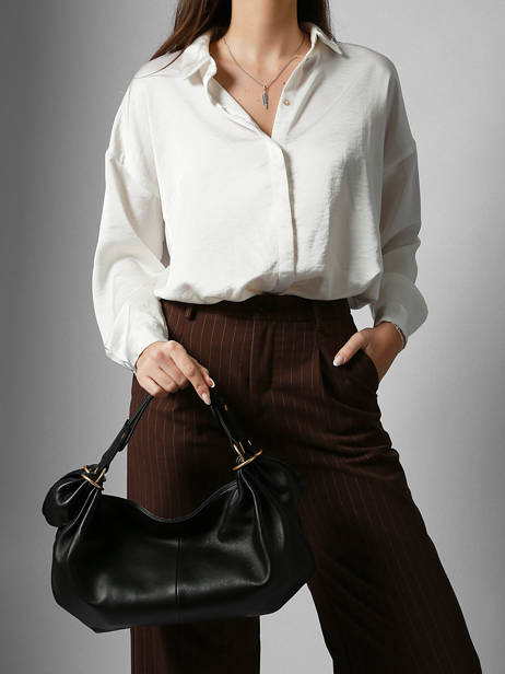 Sac Porté épaule Studio Cuir Gerard darel Noir studio DCSA3457 vue secondaire 1
