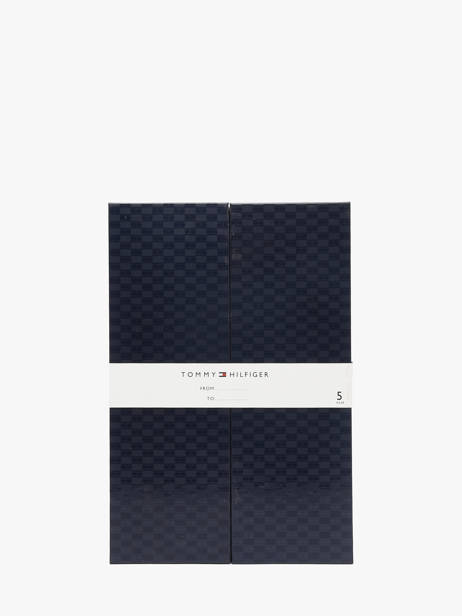 Chaussettes Homme 6 Paires Boîte Cadeau Tommy hilfiger Noir socks 71235374 vue secondaire 1