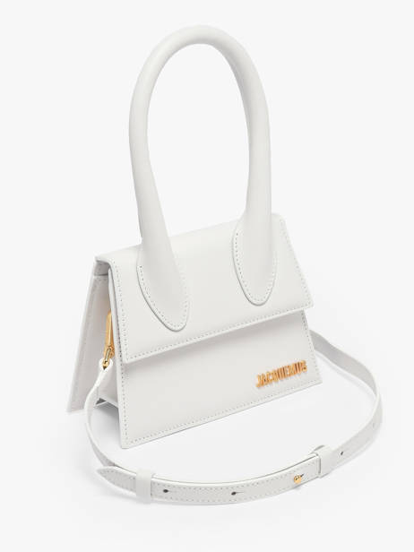 Sac Bandoulière D'occasion Chiquito Moyen Cuir Jacquemus Blanc second life 1566327 vue secondaire 4