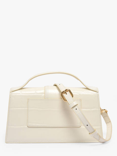 Sac Bandoulière D'occasion Grand Bambino Cuir Jacquemus Blanc second life 1567341 vue secondaire 6