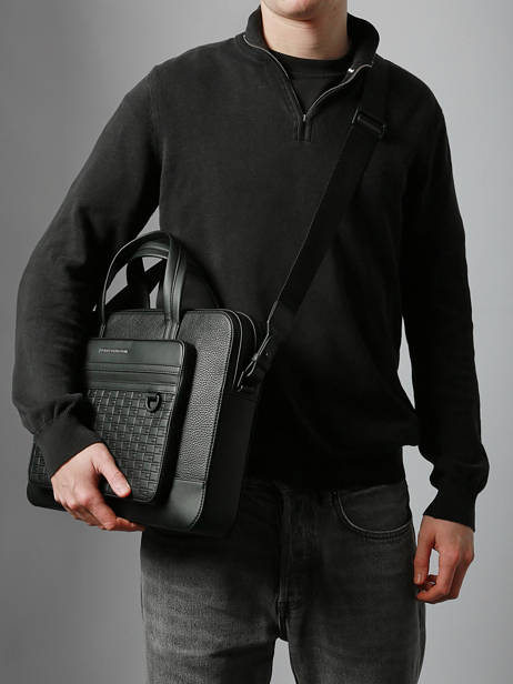 Porte Documents (main) Tommy hilfiger Noir modern tommy AM14002 vue secondaire 1