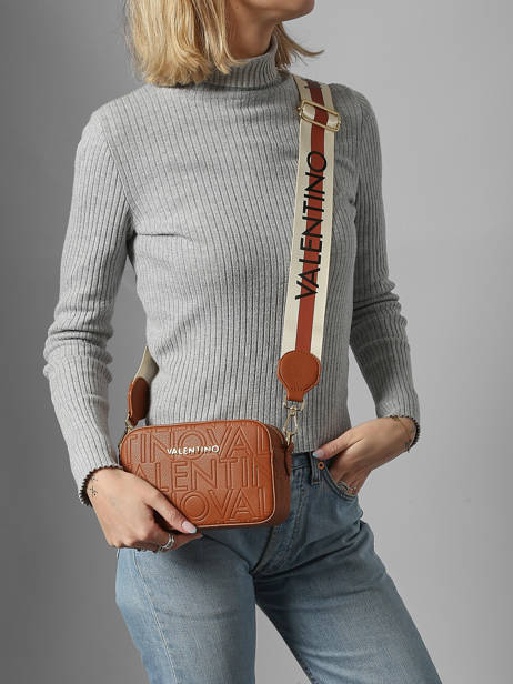 Sac Bandoulière Pansy Valentino Marron pansy VBS8PG15 vue secondaire 1
