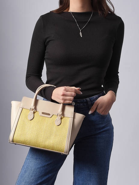 Sac Porté Main Capri Hexagona Jaune capri 4020267 vue secondaire 1
