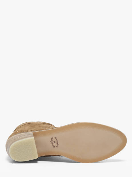 Bottines à Talon En Cuir Alpe Marron women 54311101 vue secondaire 4