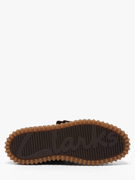 Chaussures Derbies Plateforme En Cuir Clarks Marron women 26186667 vue secondaire 4