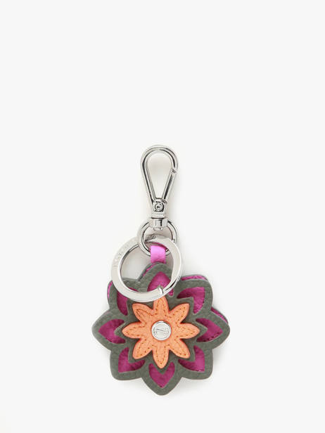 Porte-clefs Mandala Cuir Nathan baume Vert mandala M