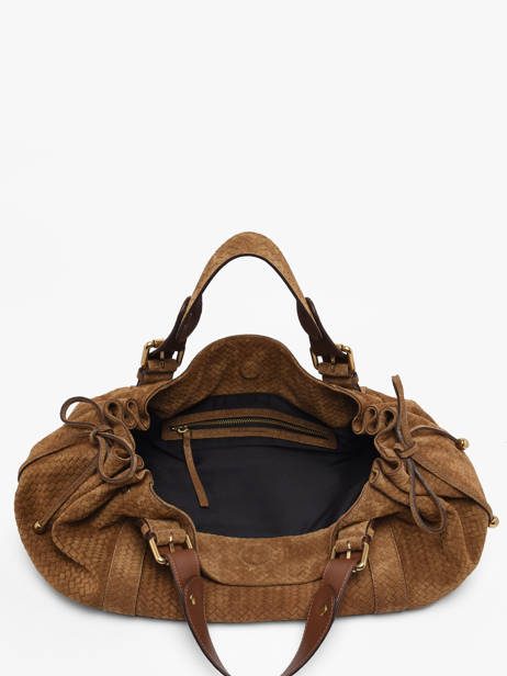 Sac 24h  Cuir Gerard darel Marron studio D477 vue secondaire 2