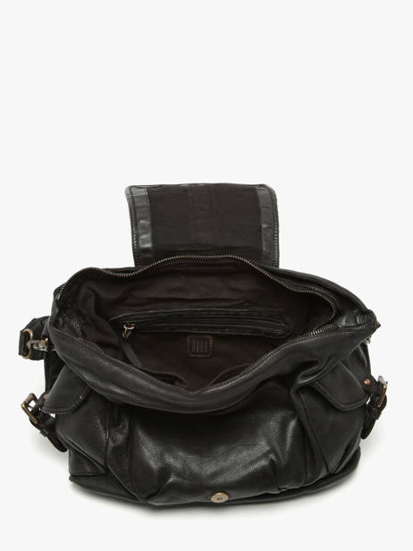 Sac Porté épaule Heritage Cuir Biba Noir heritage CLT1L vue secondaire 3