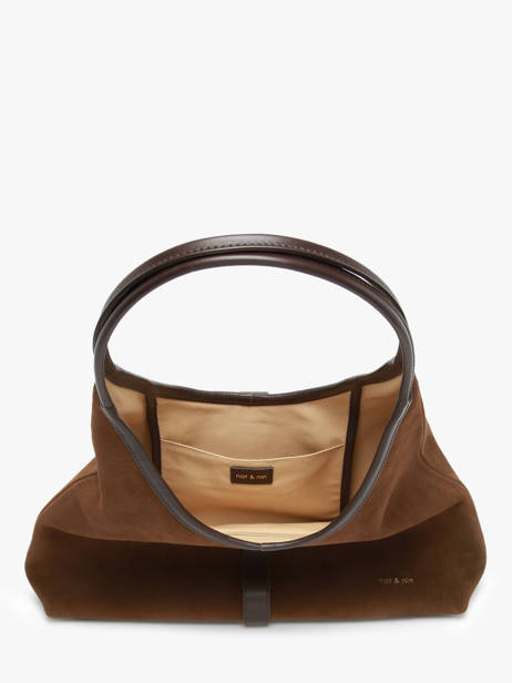 Sac Porté épaule Vintage Cuir Nat et nin Marron vintage ROMEO vue secondaire 3