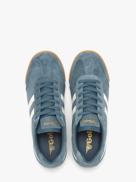 Sneakers En Cuir Gola Bleu men CMA192HW vue secondaire 4