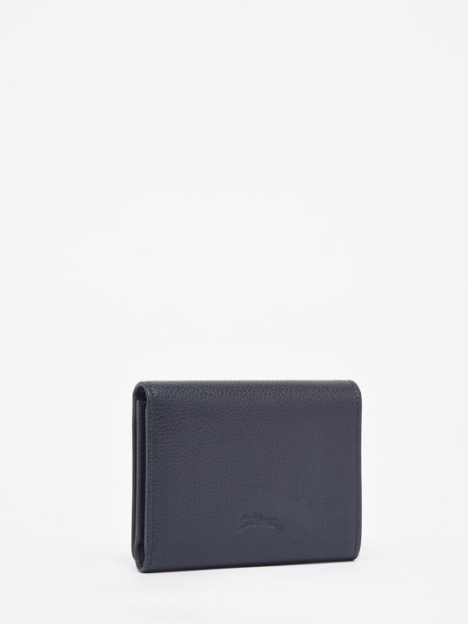 Longchamp Le foulonné Portefeuilles Bleu